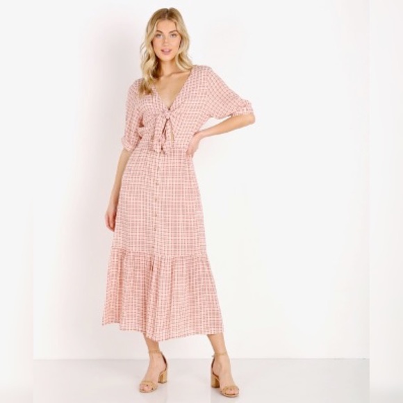 🌟 FAITHFULL THE BRAND MAPLE MIDI DRESS NWT 🌟 - Picture 8 of 12